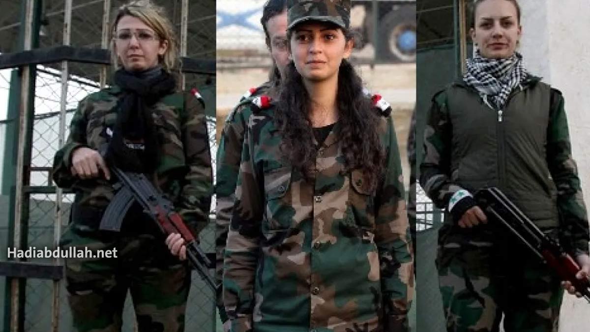 ضابطات الجيش السوري